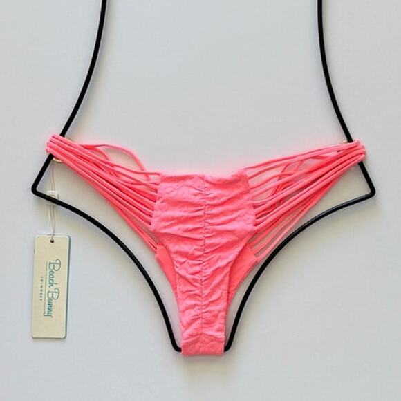 Beach Bunny Indy Micro Tango Bikini Bottom – New Origami - Minimal Coverage - M - Picture 3 of 13